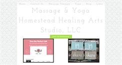 Desktop Screenshot of homesteadhealing.com